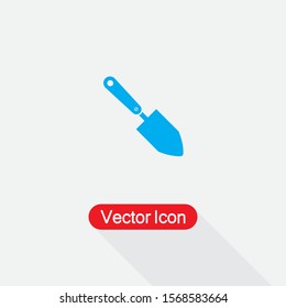 Trowel Gardening Tool Icon Vector Illustration Eps10