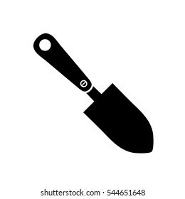 Trowel gardening tool icon vector illustration graphic design