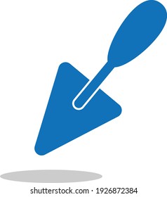 Trowel icon.  cement trowel icon vector
