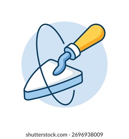 Icono de la paleta de Ilustración vectorial limpia y moderna