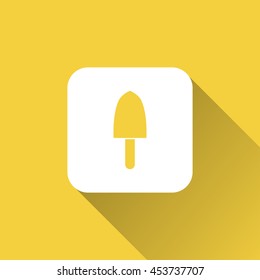 trowel icon. flat design