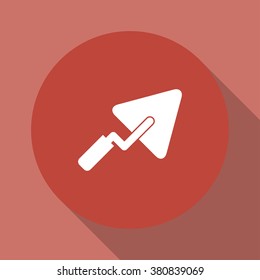 trowel icon. Flat design style eps 10