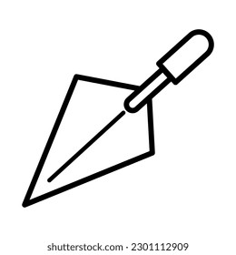 Ilustración de diseño vectorial de construcción libre de iconos de Trowal