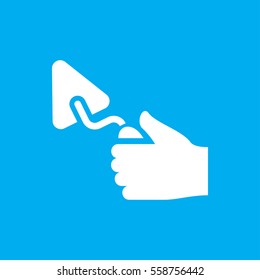 trowel icon illustration isolated vector sign symbol