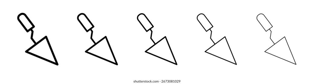 Icono de paleta aislado Vector sobre fondo blanco