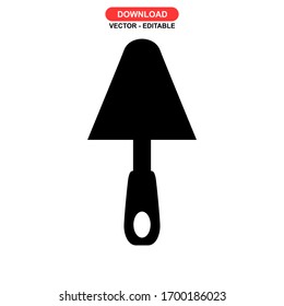 trowel icon or logo isolated sign symbol vector illustration - high quality black style vector icons

