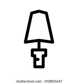 Trowel icon or logo isolated sign symbol vector illustration - high quality black style vector icons
