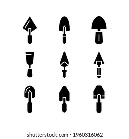trowel icon or logo isolated sign symbol vector illustration - Collection of high quality black style vector icons
