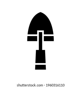 trowel icon or logo isolated sign symbol vector illustration - high quality black style vector icons
