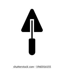 trowel icon or logo isolated sign symbol vector illustration - high quality black style vector icons
