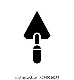 trowel icon or logo isolated sign symbol vector illustration - high quality black style vector icons
