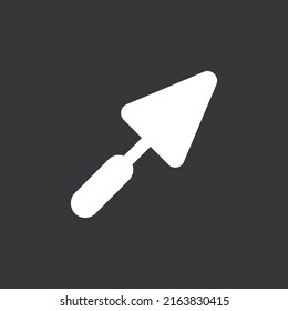 Icono de trowal sobre fondo gris