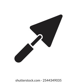 Trowel icon on white background