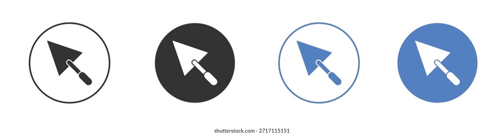 Conjunto de pictogramas de icono de paleta. Diseños de iconos de Vector