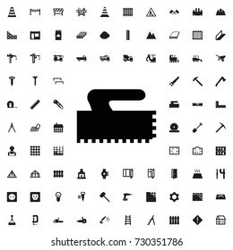 Trowel icon. set of filled construction icons.