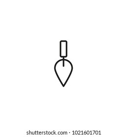 trowel icon. sign design