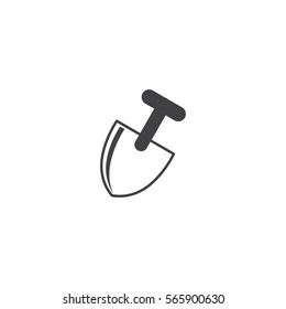 trowel icon. sign design