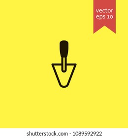 trowel. trowel icon. sign design. Vector EPS 10.