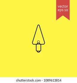 trowel. trowel icon. sign design. Vector EPS 10