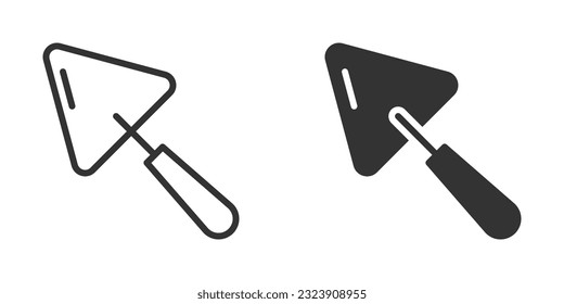 Trowel icon. Simple design. Vector illustration.