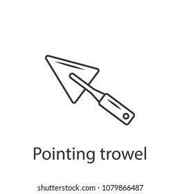 Trowel icon. Simple element illustration. Trowel symbol design from Construction collection set. Can be used in web and mobile on white background