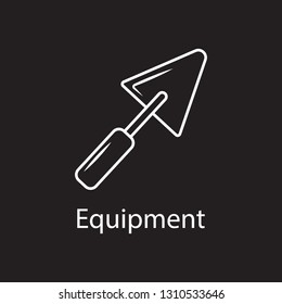 Trowel Icon icon. Simple element illustration. Trowel Icon symbol design from Construction collection set. Can be used in web and mobile