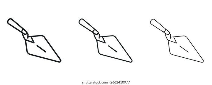 Icono de paleta diseño de línea simple - Ilustración vectorial simple
