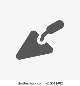 Trowel icon stock vector illustration