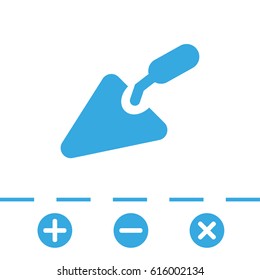 Trowel icon stock vector illustration