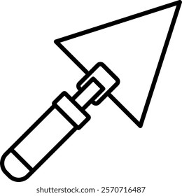 Trowel Icon Symbol Art Sign