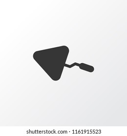 Trowel icon symbol. Premium quality isolated spatula element in trendy style.