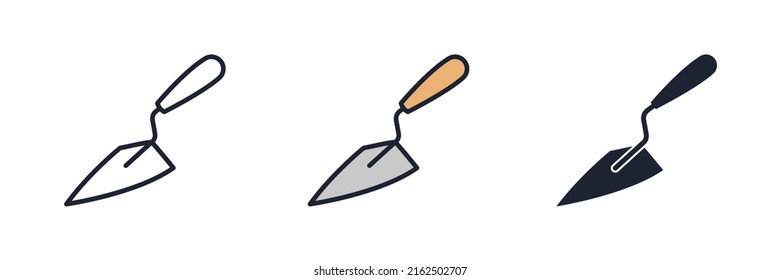 trowel icon symbol template for graphic and web design collection logo vector illustration