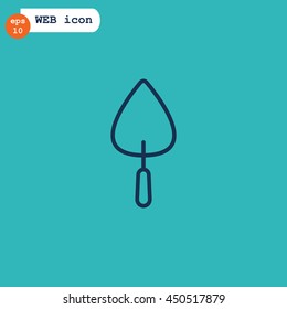 Trowel Icon Vector.