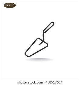 Trowel Icon Vector.