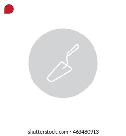 Trowel Icon Vector.