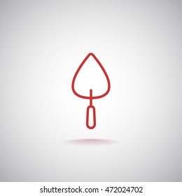 Trowel Icon Vector.