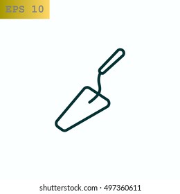 Trowel Icon Vector.