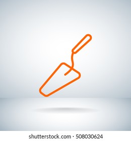 Trowel Icon Vector.