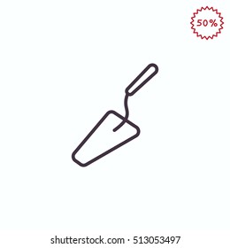 Trowel Icon Vector.