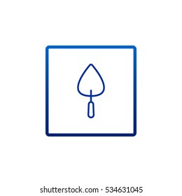 Trowel Icon Vector.