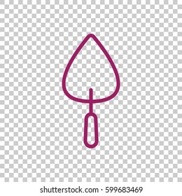 Trowel Icon Vector.