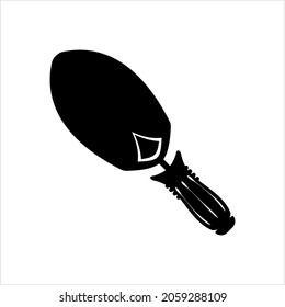Trowel Icon, Trowel Vector Art Illustration