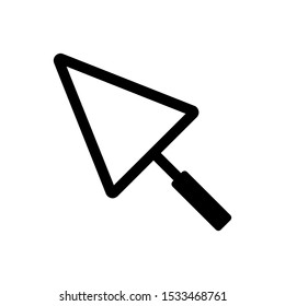 Trowel icon. Vector concept illustration for design.