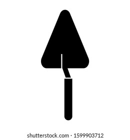 Trowel icon. Vector concept illustration for design. eps10