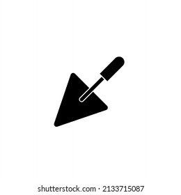 Icono de Trowel. Ilustración de concepto vectorial para el diseño.
