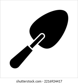 Trowel icon. Vector concept illustration for design. vector illustration on white background.