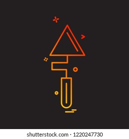 trowel icon vector design