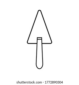 Trowel Icon Vector design illustration