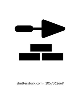 trowel icon, vector illustration.