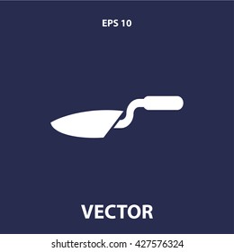 trowel icon. trowel vector illustration